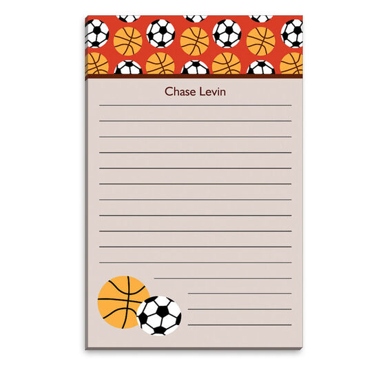 Basketball & Soccer Notepads